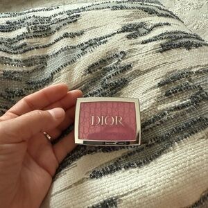 Dior Silver and Pink Makeup Compact